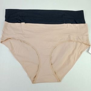 2 Pair Motherhood Maternity Fold Over Panties